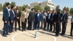 مراسم کلنگ زنی احداث فاز دوم ساختمان آموزشی دانشکده ی فاطمیه توسط ریاست محترم دانشگاه فنی و حرفه ای جناب آقای دکتر  مسعود شفیعی
