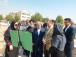مراسم کلنگ زنی احداث فاز دوم ساختمان آموزشی دانشکده ی فاطمیه توسط ریاست محترم دانشگاه فنی و حرفه ای جناب آقای دکتر  مسعود شفیعی