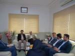 دیدار صمیمانه ریاست محترم دانشگاه فنی و حرفه ای با رییس اداره کار ، بخشدار و معاون  محترم فرماندار  جزیره ی قشم در خصوص زمین آموزشکده دختران و پسران این جزیره