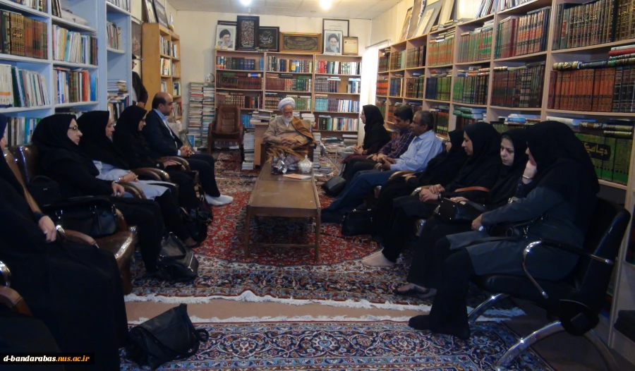 دیدار  ریاست محترم آموزشکده و پرسنل  با نماینده  محترم ولی فقیه استان هرمزگان