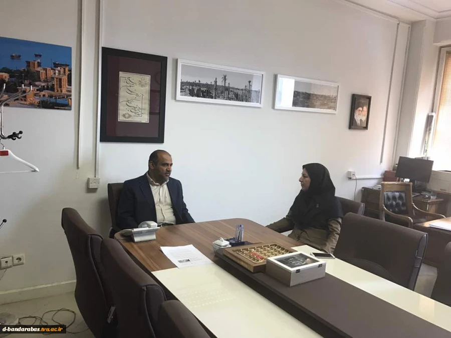 دیدار رییس  دانشکده سرکارخانم آریانا  با مشاور اجرائی معاون فرهنگی وزیر ارشاد