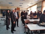بازدید ریاست محترم دانشگاه فنی و حرفه ای  کشور از دانشکده ی فاطمیه