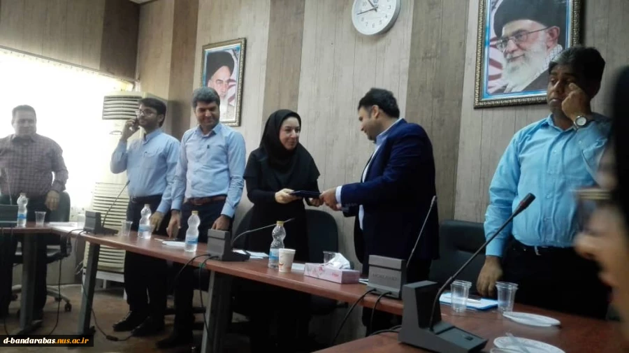 برگزاری مراسم معارفه سرپرست جدید آموزشکده پسران بندرعباس  توسط رییس دانشگاه فنی و حرفه ای استان