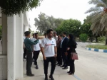 بدرقه دانشجویان پسر جهت حضور در بیست و ششمبن المپیاد ورزشی پسران دانشگاه فنی وحرفه ای کشور توسط رییس دانشگاه فنی استان