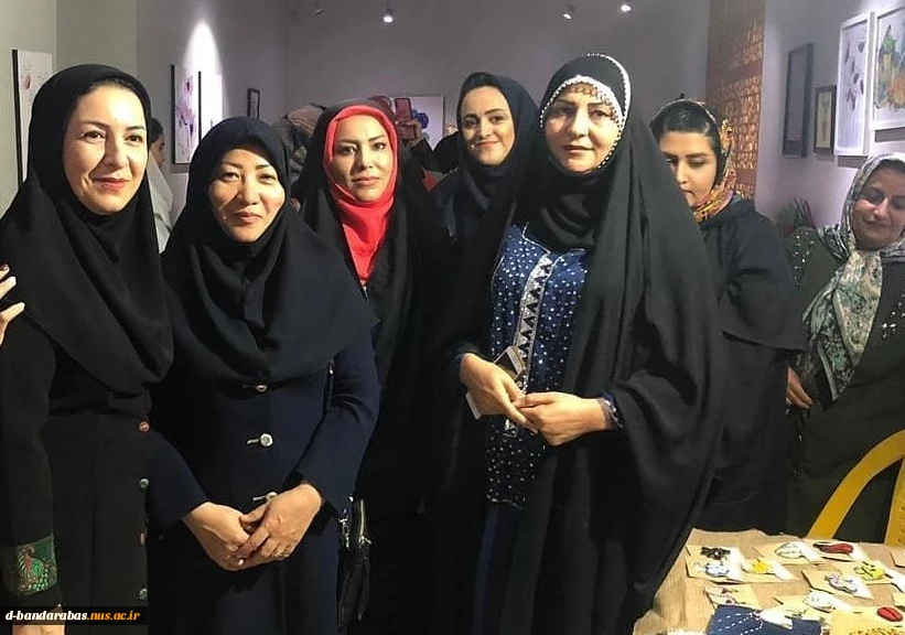 برگزاری نمایشگاه ،آثار اساتید و دانشجویان دانشگاه فنی و حرفه ای استان هرمزگان 2