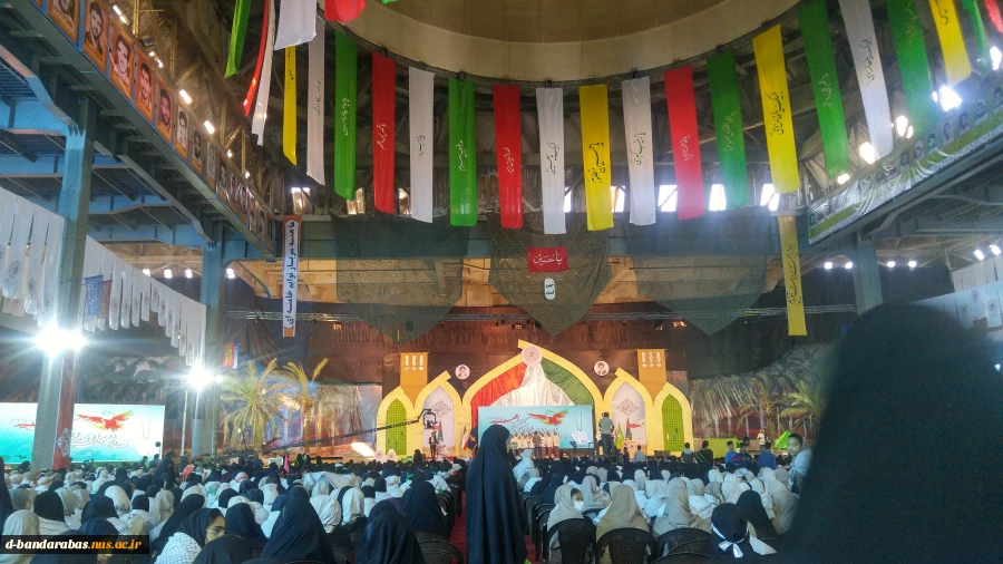 حضور حداکثری دانشجویان ،معاونین و کارکنان دانشگاه فنی و حرفه ای در کنگره ملی ۱۵۰۰ شهید استان هرمزگان 5